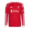 Koszulka piłkarska Liverpool Strój Domowy 2025-26 tanio Długi Rękaw Koszulka piłkarska Liverpool Strój Domowy 2025-26 tanio Długi Rękaw